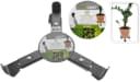 Progarden Pflanzenroller 2er Set Metall Grau 360° Rollen bis 50 kg Bild 1