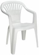 Progarden Stapelstuhl Gartenstuhl Weiß 2er Set UV-Beständig Bild 1