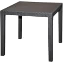 Progarden Garten-Essgruppe 5-tlg. Anthrazit Kunststoff Rattan-Optik Bild 3