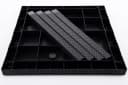 Progarden Garten-Essgruppe 5-tlg. Anthrazit Kunststoff Rattan-Optik Bild 4