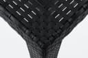 Progarden Garten-Essgruppe 5-tlg. Anthrazit Kunststoff Rattan-Optik Bild 5