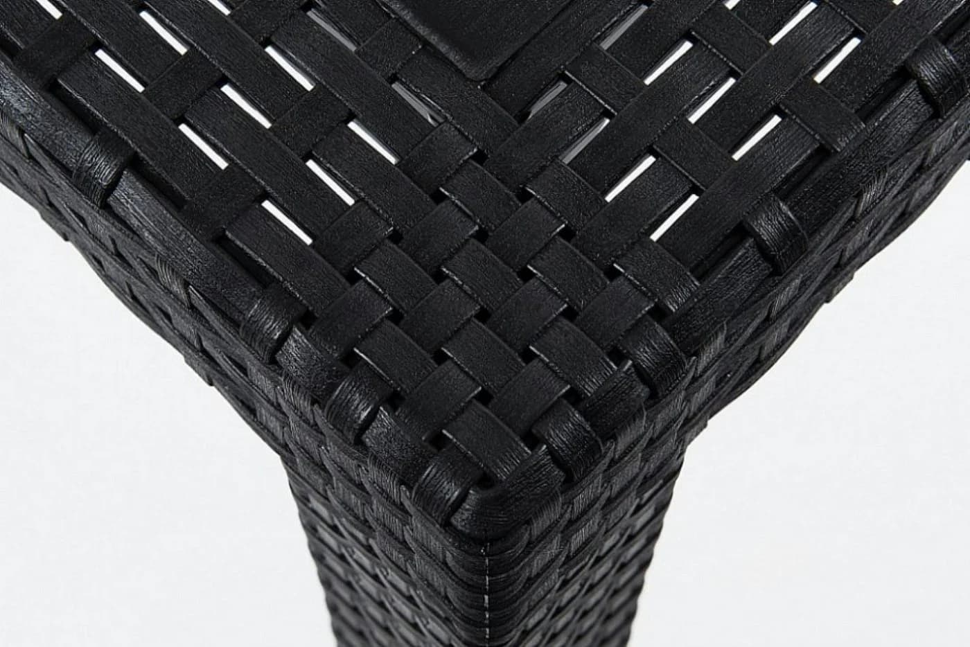 Progarden Garten-Essgruppe 5-tlg. Anthrazit Kunststoff Rattan-Optik - Bild 5