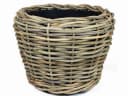 Van der Leeden Pflanzkorb Rattan Braun 60L Indoor Outdoor Bild 1