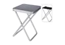 Mojawo 2in1 Campingtisch klappbar Aluminium Schwarz/Silber Bild 2