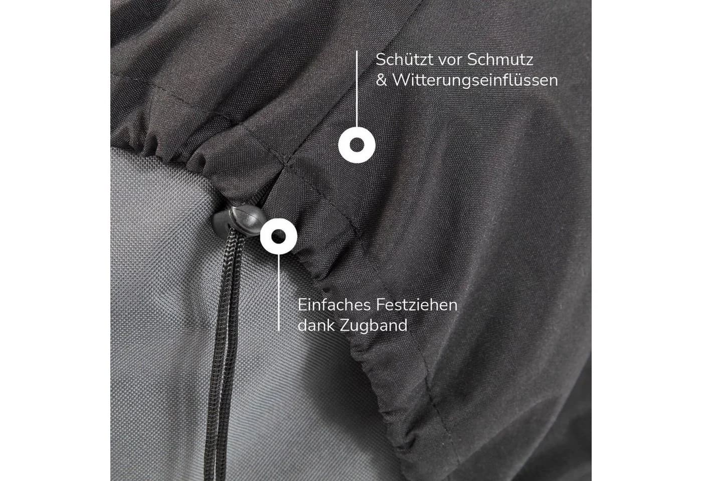 mokebo Schutzhülle für Outdoor Sitzsack XXL Schwarz - Bild 4