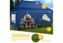 tillvex Pavillon 3x6m Wasserdicht Blau UV-Schutz Bild 3