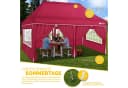 tillvex Pavillon 3x6m wasserdicht rot mit UV-Schutz Bild 3