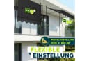 tillvex Klemmmarkise mit LED & Handkurbel Anthrazit Bild 1