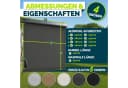 tillvex Senkrechtmarkise Anthrazit Aluminium Außenrollo mit Handkurbel Bild 4