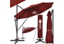tillvex Premium Sonnenschirm 330 cm Rot mit Abdeckung Bild 2