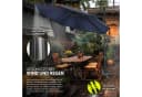 tillvex Premium Alu Sonnenschirm 330 cm blau mit Abdeckung Bild 4