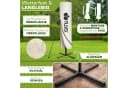 tillvex Sonnenschirm LED Solar Ø 3m Beige Aluminium Bild 4
