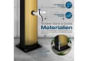 tillvex Solardusche 35L Schwarz/Gold mit Schutzhaube Bild 4