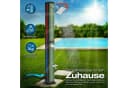 tillvex Solardusche 40 Liter Schwarz/Grün mit Regenduschkopf Bild 3