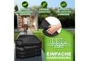 tillvex Sonnenschirmständer 60L/80kg Schwarz Bild 1