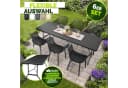 tillvex Movo Gartenstuhl Set 6-tlg. Schwarz UV-beständig Bild 3