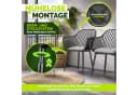 tillvex Movo Gartenstuhl Set 6-tlg. Schwarz UV-beständig Bild 4