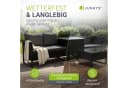 Juskys Gartenlounge-Set Santorini 4-tlg. Schwarz/Grau Polyrattan Bild 2