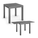 Juskys Gartentisch Laki Ausziehbar Aluminium Dunkelgrau Bild 1