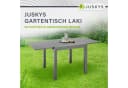 Juskys Gartentisch Laki Ausziehbar Aluminium Dunkelgrau Bild 2