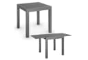 Juskys Gartentisch Laki Ausziehbar Aluminium Dunkelgrau Bild 3