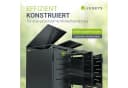 Juskys Mülltonnenbox Arel 3er Metall Gartenbox Anthrazit Bild 4