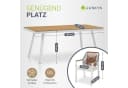 Juskys Garten-Essgruppe Costa Rica 7-tlg. 6 Personen Rot/Grau/Weiss Bild 5