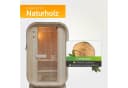 Artsauna Fasssauna Nolvik S Cube Design für 1-2 Personen Bild 4