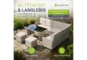 Juskys Gartenlounge Manacor creme Polyrattan Bild 2