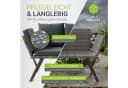 Juskys Multifunktionsbank Calvia Grau Polyrattan Klappbar Bild 4