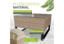 Juskys Polyrattan Lounge Santorini Creme Outdoor Sitzecke Bild 4