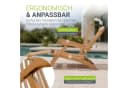 Juskys Sonnenliege Evia 2er Set klappbar Akazienholz Bild 4