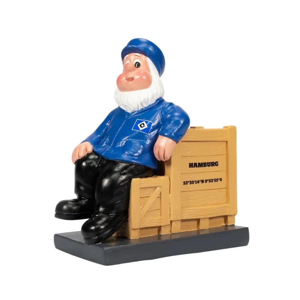 Hamburger SV Gartenzwerg Dekofigur HSV Transportkiste Bunt