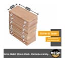 Mega-Holz Gartensteg Rollweg Lärche 26x250 cm Bild 5