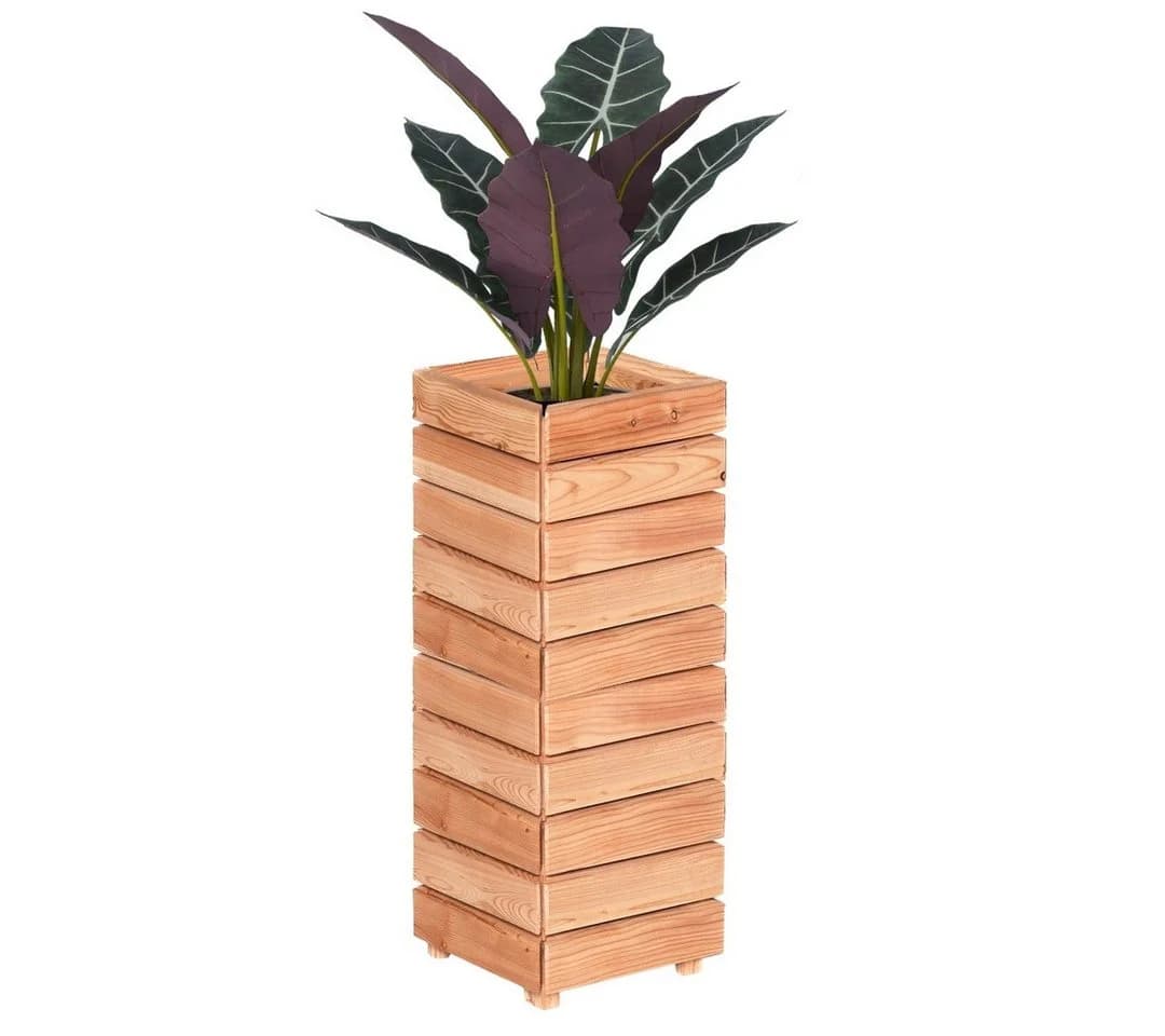 Mega-Holz Modulo Hochbeet Lärche Holz 30x30x75 cm - Bild 2