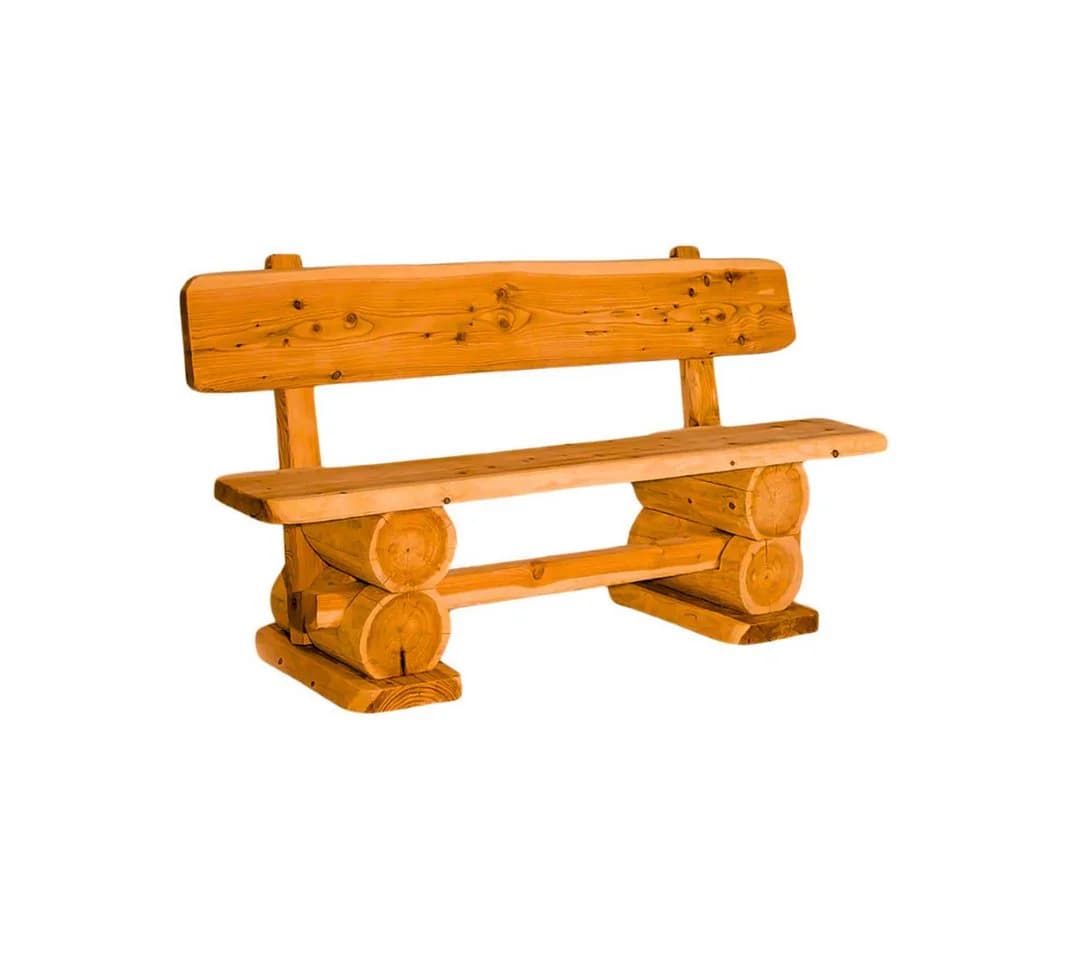 Mega-Holz Gartenbank Rustikal Kiefer 200 cm - Bild 2