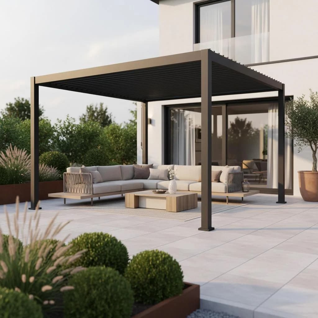 Pavillon Basic Anthrazit Metall - Bild 2