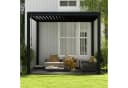 Pergola Deluxe Schwarz Metall Bild 5