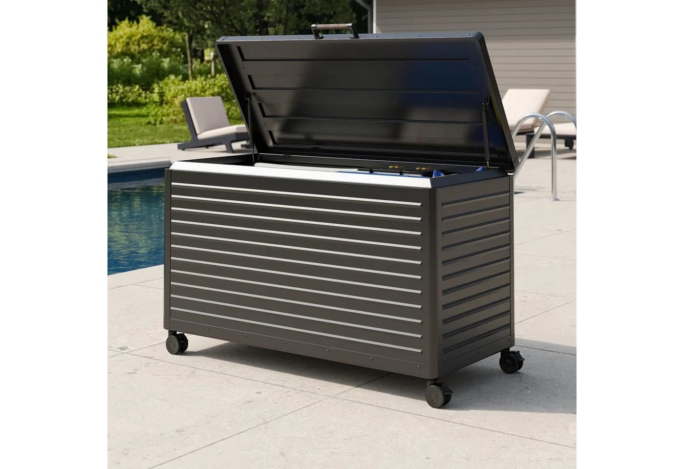 Mirador Auflagenbox Gartenbox Aluminium Anthrazit Kissenbox - Bild 2
