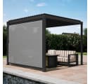 Pergola-Rollo ca. 300x250 cm Grau Bild 2