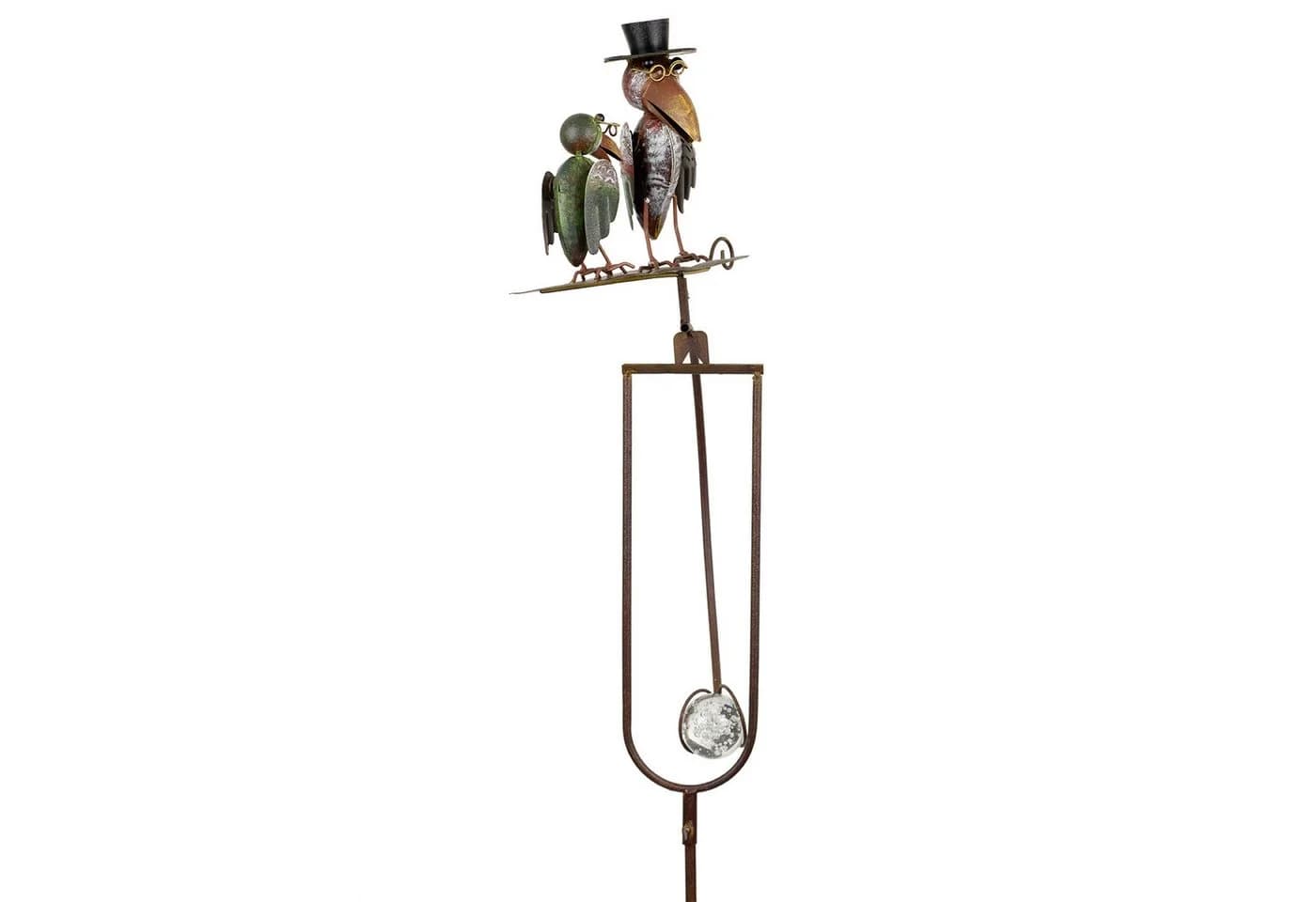 Moritz Gartenstecker Vögel mit Pendel & Glaskugel 150 cm - Bild 4