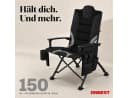 Onbest Campingstuhl Faltbar Grau 150kg Tragetasche Bild 4