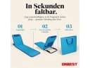 Onbest Campingliege Strandliege klappbar mit Nackenkissen Tragetasche Bild 4