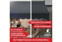 Onbest Klemmmarkise Anthrazit mit Handkurbel Bild 1
