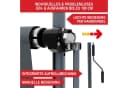Onbest Klemmmarkise Anthrazit mit Handkurbel Bild 5