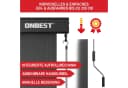 Onbest Vertikalmarkise mit Handkurbel Anthrazit Wetterfest Bild 4