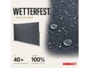 Onbest Seitenmarkise Sichtschutz Grau UV-beständig Wasserabweisend Bild 4