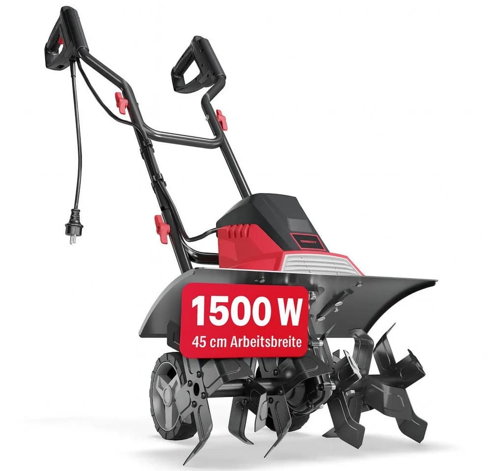 Onbest Elektromotorhacke T1545 1500W 45cm Arbeitsbreite 24 Messer - Bild 2