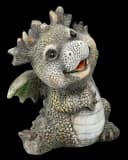Figuren Shop GmbH Gartenfigur Lachender Drache Bunt Fantasy Deko Bild 1