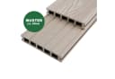 Woodstore24 Terrassendielen WoodoMykonos WPC Hohlkammerdiele 3D-Holzoptik Grau Bild 2